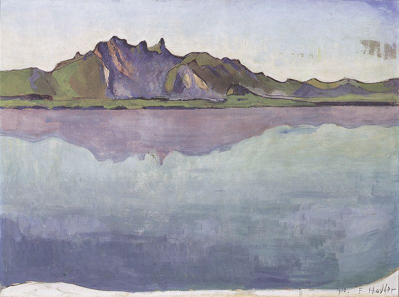 Ferdinand Hodler Thunersee mit Stockhornkette oil painting image